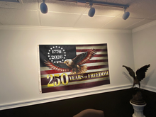 Load image into Gallery viewer, 250 Years of Freedom Old Eagle Flag