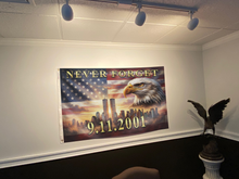 Load image into Gallery viewer, Never Forget 09.11.2001 Flag