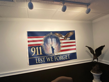 Load image into Gallery viewer, 911 Lest We Forget Flag