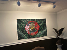 Load image into Gallery viewer, Semper Fi U.S. Marines Camo Flag