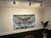 Load image into Gallery viewer, American Public Works Building Our Nation Flag