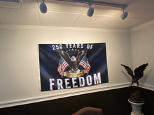 Load image into Gallery viewer, 250 Years of Freedom Eagle (1776–2026) Flag