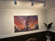 Load image into Gallery viewer, Fallen Soldier Memorial Flag