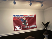 Load image into Gallery viewer, One Nation Under God - 250 Years USA Flag