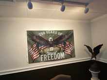 Load image into Gallery viewer, 250 Years Of Freedom Navy Flag