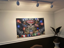 Load image into Gallery viewer, American Hero Anniversary Flag