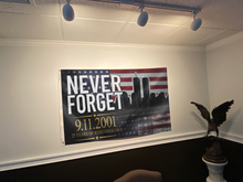 Load image into Gallery viewer, Never Forget 9.11.2001 Flag