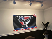 Load image into Gallery viewer, 250 Years Patriotic Eagle Freedom Flag
