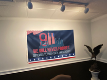 Load image into Gallery viewer, September 11 - We Will Never Forget 24th Anniversary Flag
