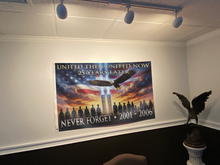Load image into Gallery viewer, United Then United Now - Never Forget Flag