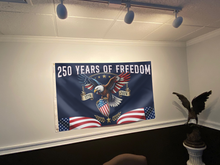 Load image into Gallery viewer, 250 Years of Freedom Patriotic Eagle Flag