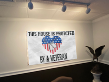 Load image into Gallery viewer, Veteran Protected Home Flag