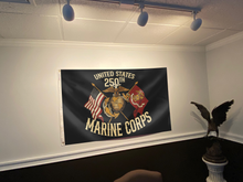 Load image into Gallery viewer, Forged in Valor – 250 Years Strong Flag