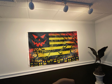Load image into Gallery viewer, Scary Halloween Pumpkin Flag