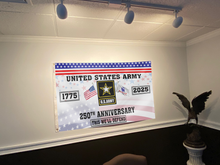 Load image into Gallery viewer, Army 250th Anniversary Flag