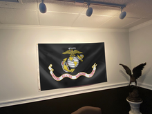 Load image into Gallery viewer, U.S. Marine Corps Black Flag