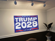 Load image into Gallery viewer, Trump 2028 Blue Flag