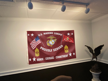 Load image into Gallery viewer, United States Marine Corps - Master Gunnery Sergeant Flag