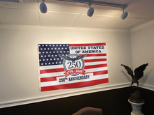 Load image into Gallery viewer, America 250 – 1776–2026 Anniversary Eagle Flag