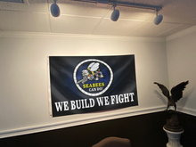 Load image into Gallery viewer, Seabees Can Do We Build We Fight Flag