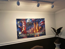 Load image into Gallery viewer, United In Remembrance Eagle Flag