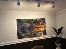 Load image into Gallery viewer, I Stand for the Flag and Kneel For the Cross Flag