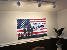 Load image into Gallery viewer, Home of the Brave USA Flag