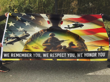 Load image into Gallery viewer, We Remember You, We Respect You Flag