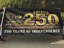 Load image into Gallery viewer, America 250 Semiquincentennial Patriotic Flag