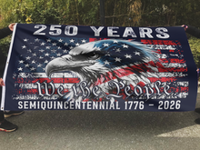 Load image into Gallery viewer, 1776 - 2026 Patriotic Eagle Freedom Flag