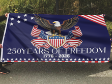Load image into Gallery viewer, 250 Years of Freedom USA Eagle Flag