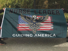 Load image into Gallery viewer, Nurse Leader Guiding America Flag
