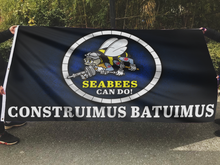 Load image into Gallery viewer, Seabees Can Do - Construimus Batuimus Flag