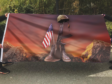 Load image into Gallery viewer, Fallen Soldier Memorial Flag