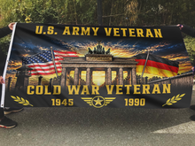 Load image into Gallery viewer, U.S. Army Cold War Veteran Flag