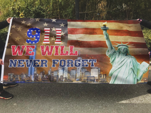 Load image into Gallery viewer, 911 - We Will Never Forget Flag