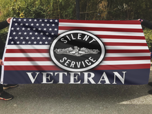 Load image into Gallery viewer, Silent Service Veteran Curve Flag