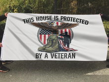 Load image into Gallery viewer, This House Is Protected by a Veteran Flag