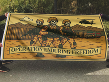 Load image into Gallery viewer, Operation Enduring Freedom Skeleton Flag
