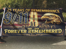 Load image into Gallery viewer, 25 Years of Remembrance 9/11 Flag