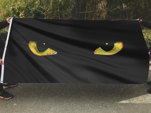 Load image into Gallery viewer, Black Cat's Yellow Eyes Halloween Flag