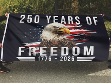 Load image into Gallery viewer, American Eagle 250 Years of Freedom Flag