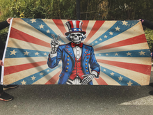 Load image into Gallery viewer, Uncle Sam Skeleton Flag