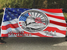 Load image into Gallery viewer, Always Remember 9/11 Eagle Flag