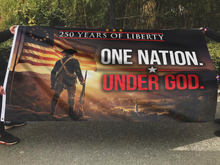 Load image into Gallery viewer, 250 Years of Liberty - One Nation Under God Flag