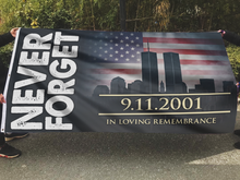 Load image into Gallery viewer, Never Forget - In Loving Remembrance Flag