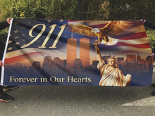 Load image into Gallery viewer, 911 Eagle Forever In Our Hearts Flag