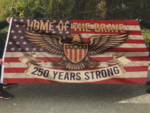 Load image into Gallery viewer, 250 Years Strong: Home of the Brave Flag