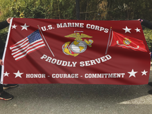 Load image into Gallery viewer, United States Marine Corps Service Flag