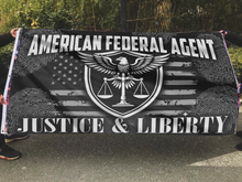 Load image into Gallery viewer, American Federal Agent Flag